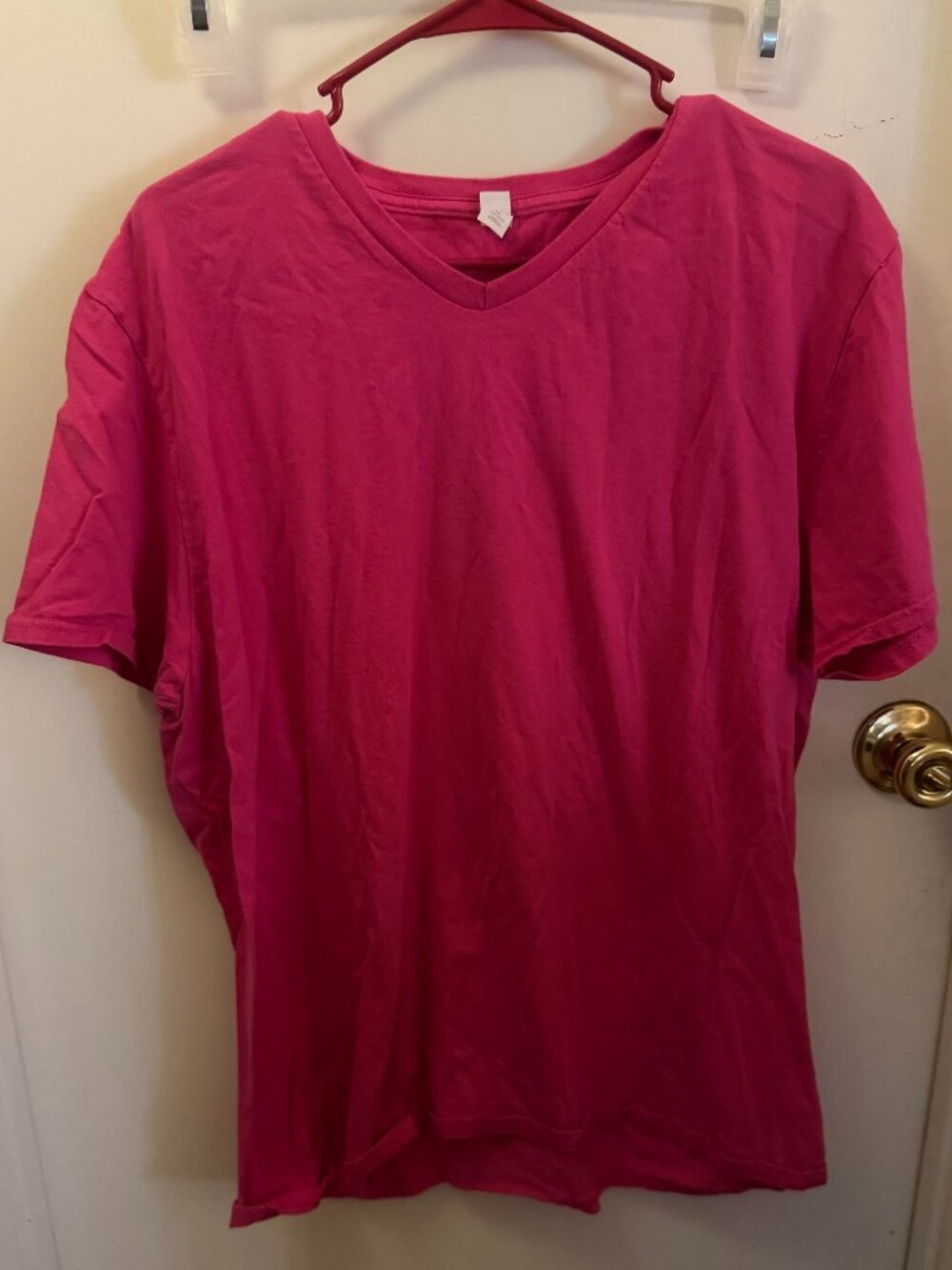 Fruit of the Loom Hot Pink Tee W XL